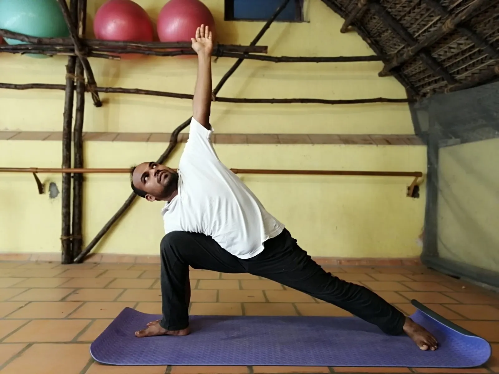 Sivananda yoga session at Sita Cultural Center, Pondicherry (photo 3)