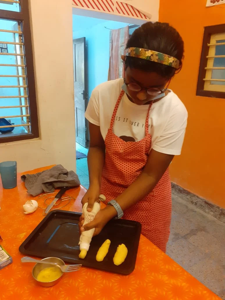 learn to prepare French eclair pastry at Sita cultural center