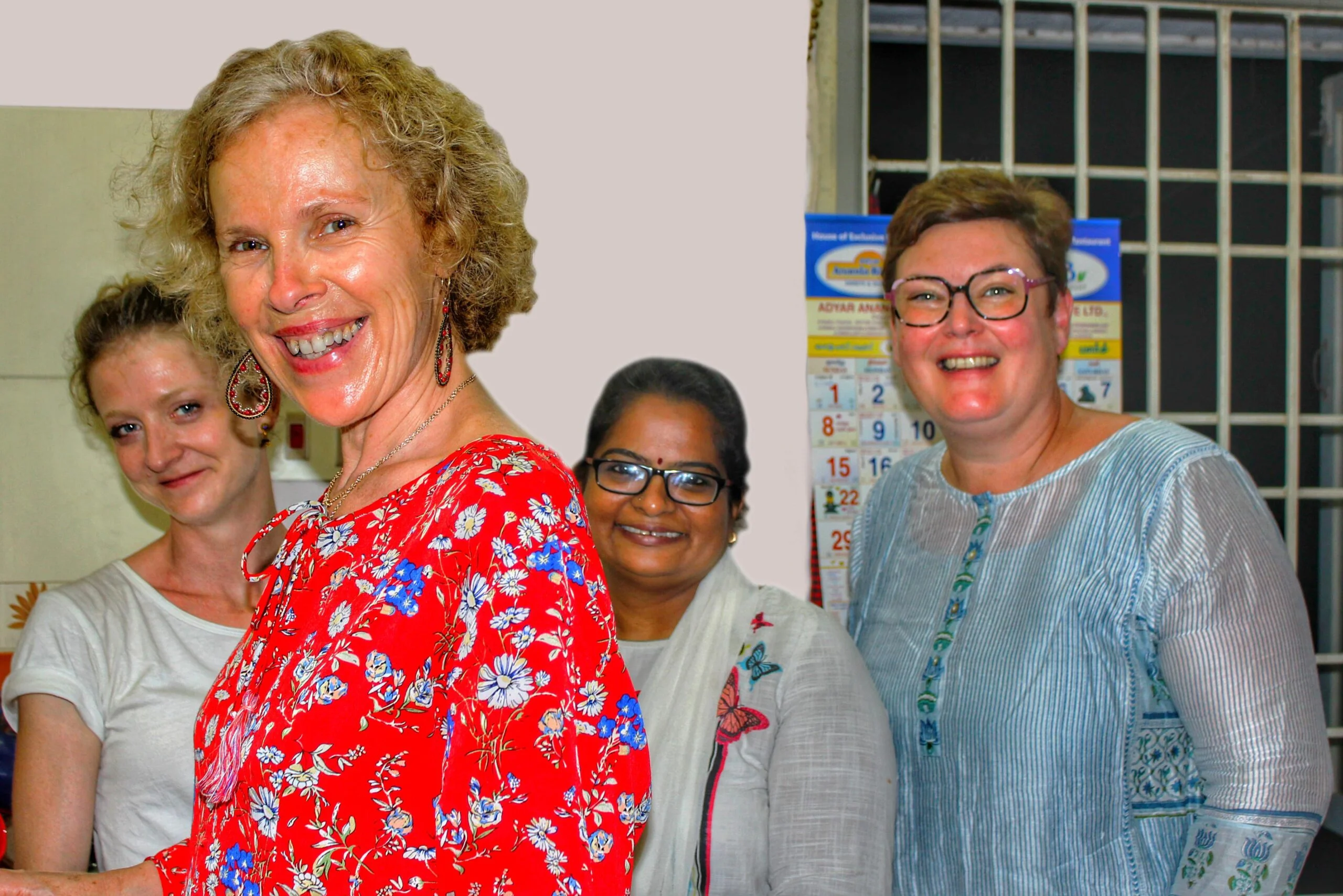happy and satisfied guests at Sita cultural center with Lakshmi