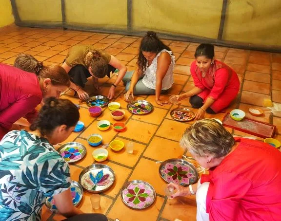 Atelier de kolam en live à Sita cultural center