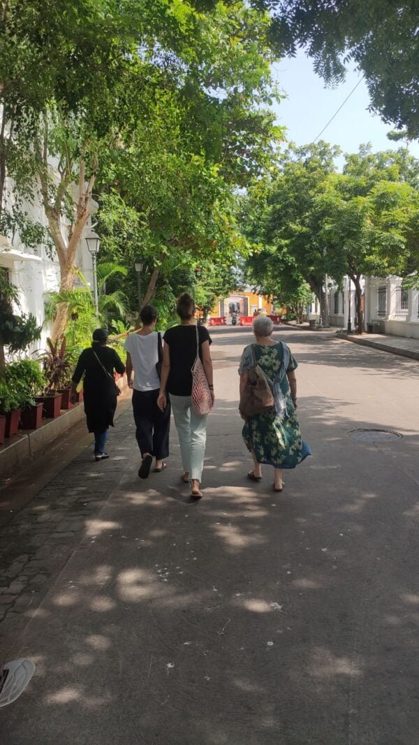 flaner dans les rues de Pondichéry